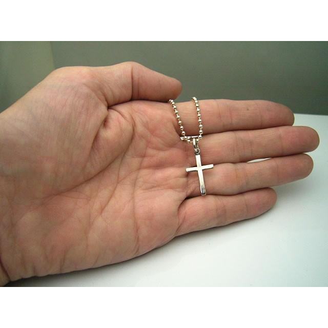 シルバーアクセサリーラブクラフト】ラージクロスペンダントトップ