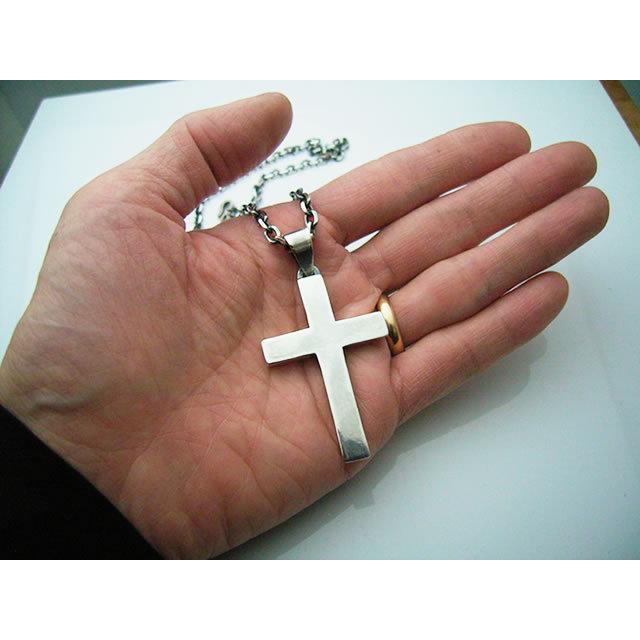 ヒュージクロスペンダントトップ : シルバーアクセサリーラブクラフト