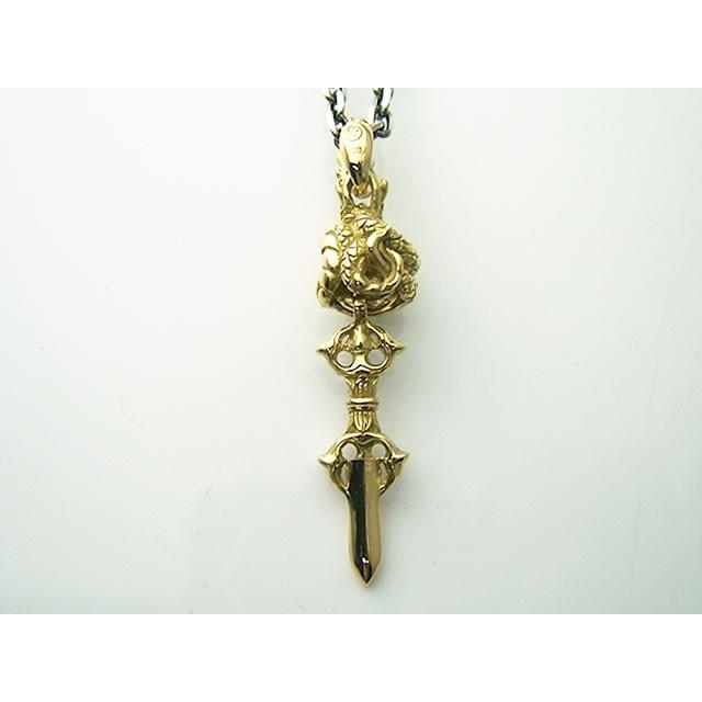 シルバーアクセサリー ラブクラフト】倶利伽羅剣ペンダント シルバーアクセサリー ラブクラフト】倶利伽羅剣ペンダント