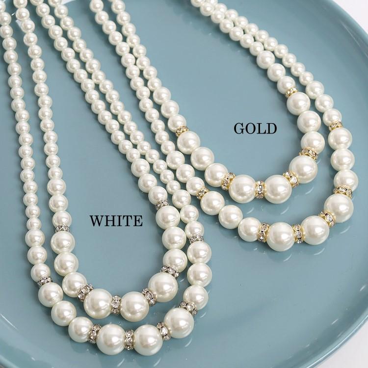パールネックレス 結婚式 ロングネックレス レディース ガラス パールネックレス 結婚式 ロングネックレス レディース ガラス