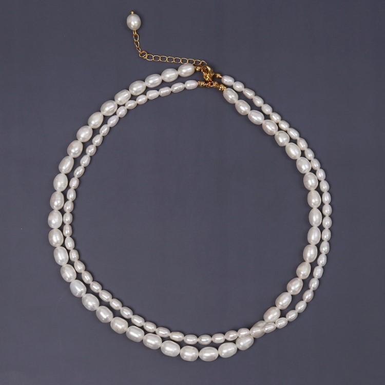 n312c【淡水真珠✧】華パールネックレス　結婚式　パーティー　成人式　二次会 パール ネックレス レディース 淡水 真珠 無核 本真珠 6mm 6.5mm