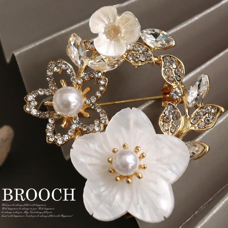 アニマル 小鳥 ブローチ レディース コサージュ クリップ ジュエリー