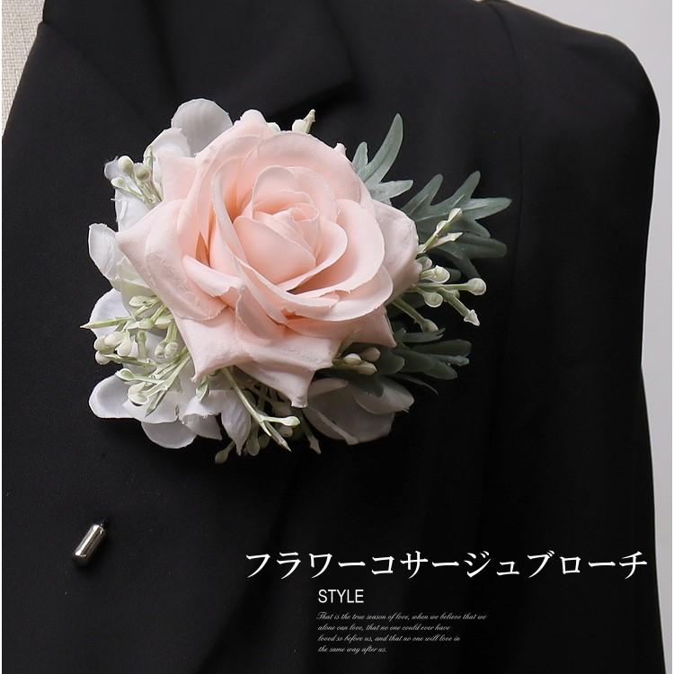 ローズ コサージュ 造花 フラワーアレンジメント 結婚式 入学式 卒業式