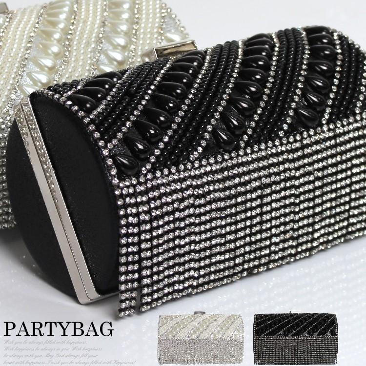 パーティバック　ラインストーン パーティーバッグ クラッチバッグ レディース キラキラライン