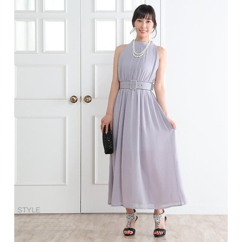 パーティードレス ロングドレス アメリカンスリーブ 結婚式 ワンピース