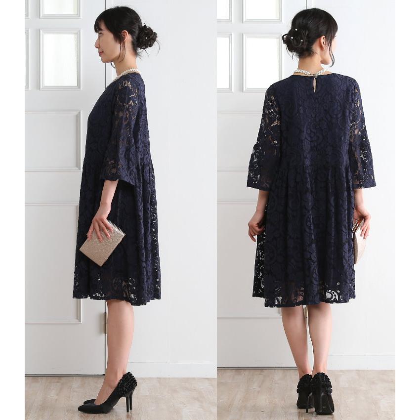 パーティードレス 大きいサイズ 20代 30代 40代 結婚式 ワンピース 袖