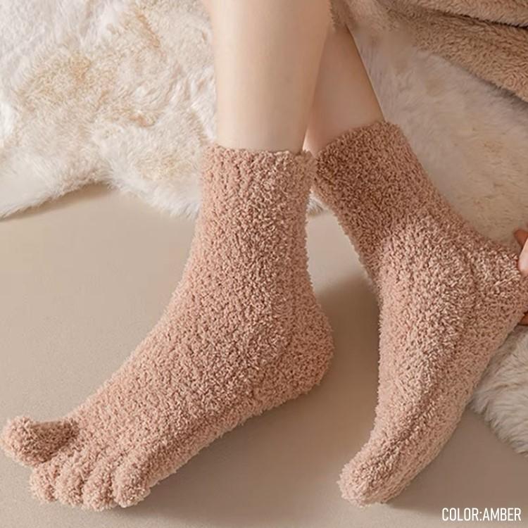 5本指ソックス レディース もこもこ 靴下 ルームソックス パイル 厚手 つま先まで暖かい フリーサイズ 女性用 |  | 21