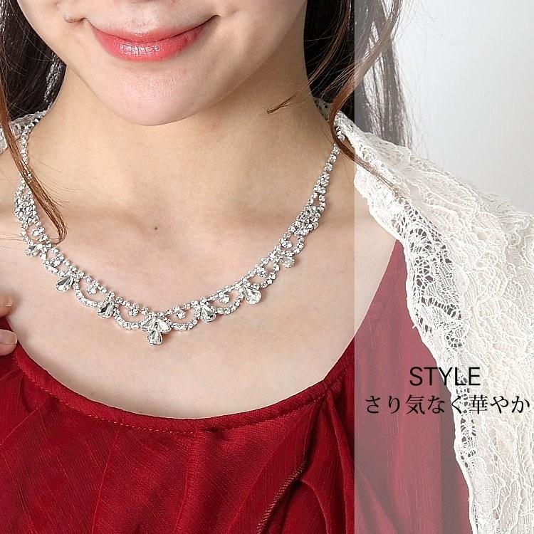 ネックレス 結婚式 アクセサリー パーティーネックレス レディース 