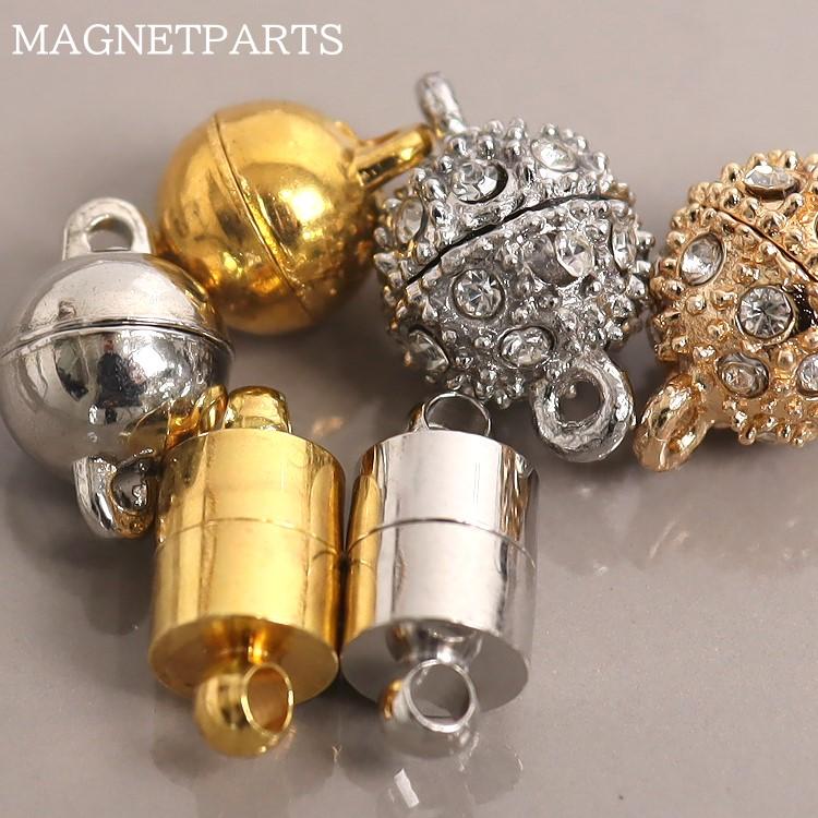 マグネット留め具 1個販売 アクセサリー パーツ ネックレス