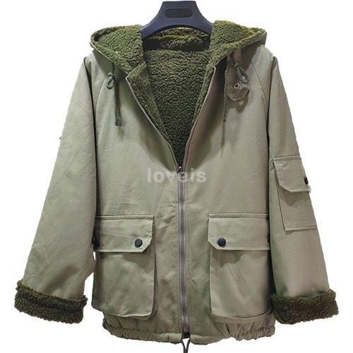 定休日以外毎日出荷中 フーデッドジャケット モッズコート ショート丈 かわいい レディース ファー カジュアル アウター 秋冬 デイリー モッズ ミリタリーコート カラー アプリコット Www Oroagri Eu