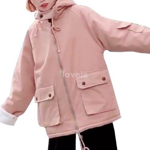 定休日以外毎日出荷中 フーデッドジャケット モッズコート ショート丈 かわいい レディース ファー カジュアル アウター 秋冬 デイリー モッズ ミリタリーコート カラー アプリコット Www Oroagri Eu