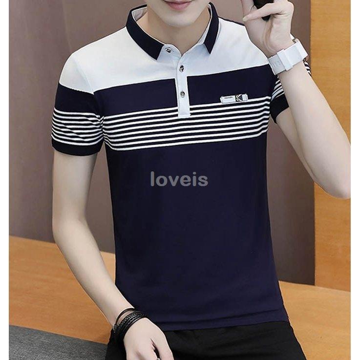 紳士 メンズ スキッパー ポロシャツ半袖 Poloシャツ 立襟 ビジネス アウター スリム かっこいいポロ Polo 人気夏物 満点の