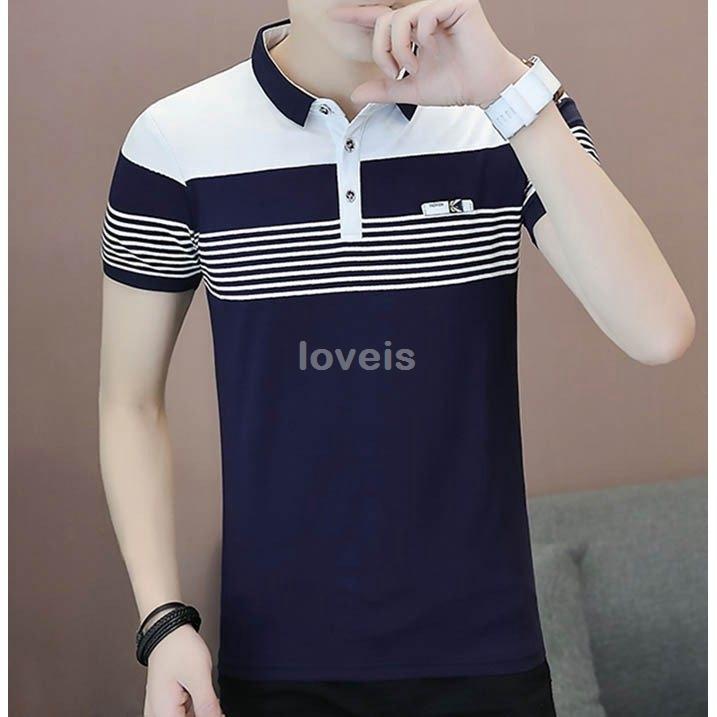 紳士 メンズ スキッパー ポロシャツ半袖 Poloシャツ 立襟 ビジネス アウター スリム かっこいいポロ Polo 人気夏物 満点の