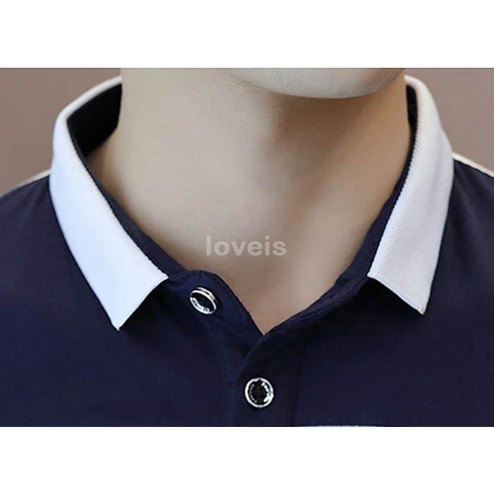 紳士 メンズ スキッパー ポロシャツ半袖 Poloシャツ 立襟 ビジネス アウター スリム かっこいいポロ Polo 人気夏物 満点の