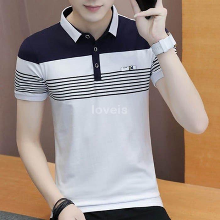 紳士 メンズ スキッパー ポロシャツ半袖 Poloシャツ 立襟 ビジネス アウター スリム かっこいいポロ Polo 人気夏物 満点の