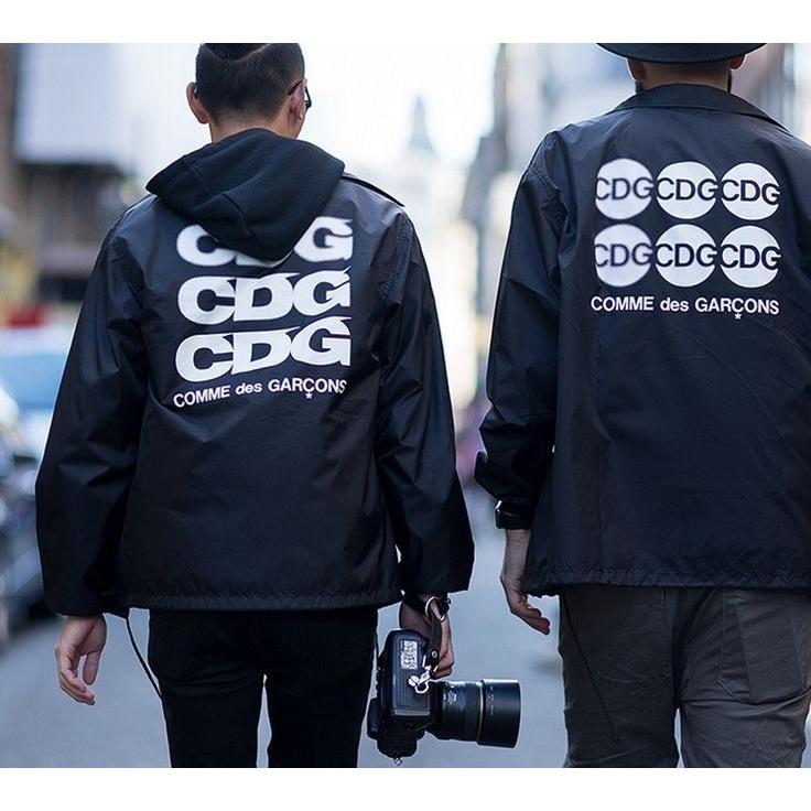 COMME des GARCONS コムデギャルソン CDG コーチジャケット ロゴ COMME des GARCONS コムデギャルソン CDG コーチジャケット ロゴ