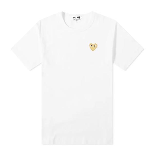 プレイ コムデギャルソン ゴールドハート Tシャツ メンズ PLAY COMME des GARCON｜loveletters｜02
