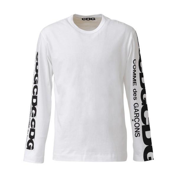 コムデギャルソン ロンT CDG エアラインロゴ カットソー COMME des