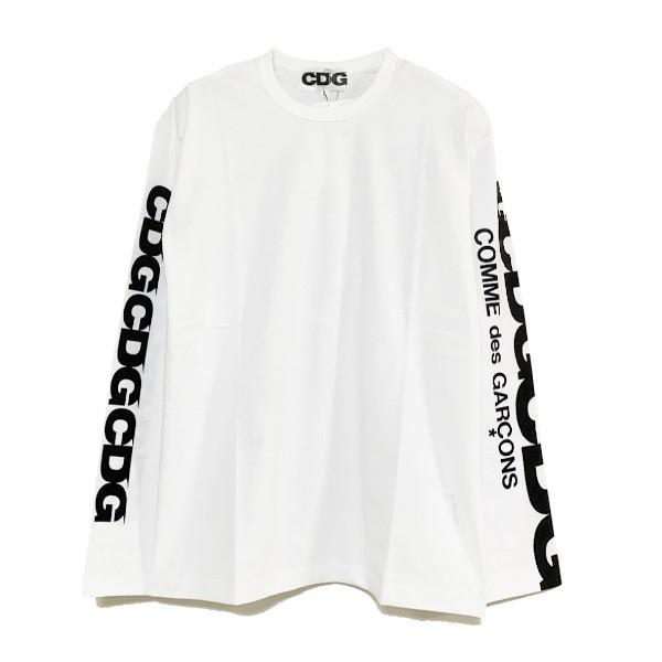 コムデギャルソン ロンT CDG エアラインロゴ カットソー COMME des GARCON