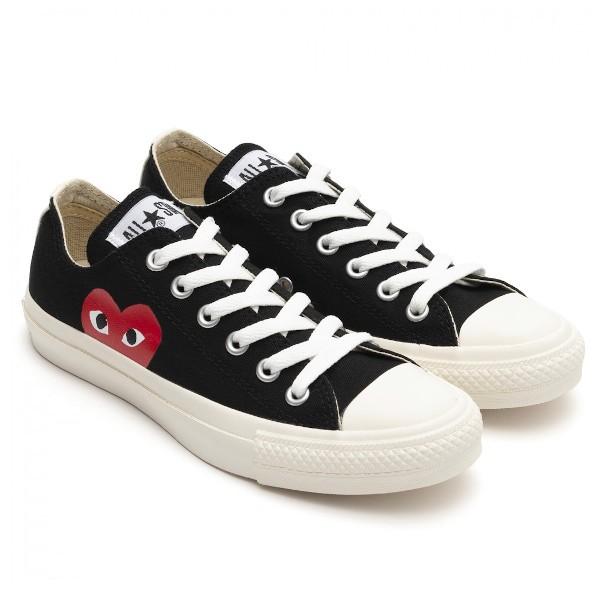 プレイ コムデギャルソン x コンバース Wネーム スニーカー PLAY COMME des GARCON CONVERSE メンズ レディース ローカット｜loveletters｜02