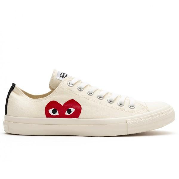 プレイ コムデギャルソン x コンバース Wネーム スニーカー PLAY COMME des GARCON CONVERSE メンズ レディース ローカット｜loveletters｜05