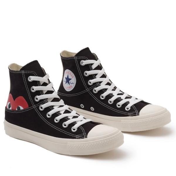 国内正規品 プレイ コムデギャルソン x コンバース Wネーム スニーカー PLAY COMME des GARCON CONVERSE メンズ レディース ハイカット｜loveletters｜09