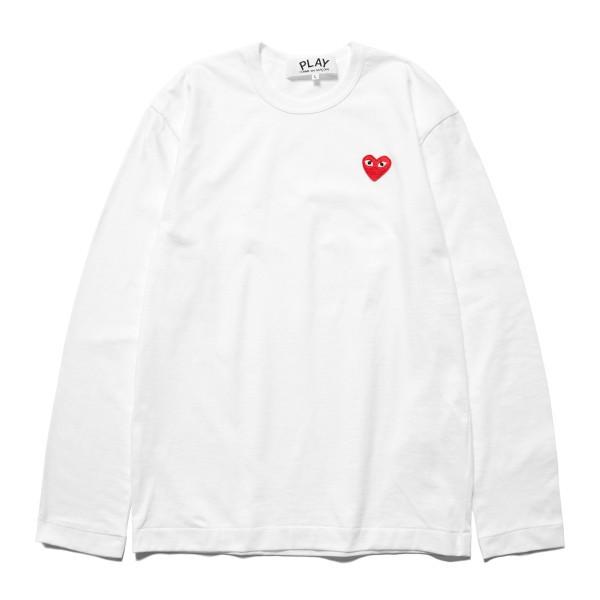 PLAY COMME des GARCONS プレイ コムデギャルソン ロンT レッド PLAY COMME des GARCONS プレイ コムデギャルソン ロンT レッド