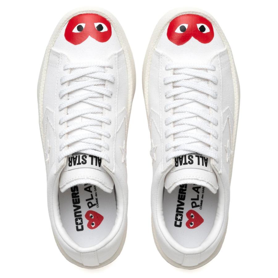 新作 国内正規品 プレイ コムデギャルソン x コンバース Wネーム スニーカー PLAY COMME des GARCON CONVERSE メンズ レディース ローカット｜loveletters｜03