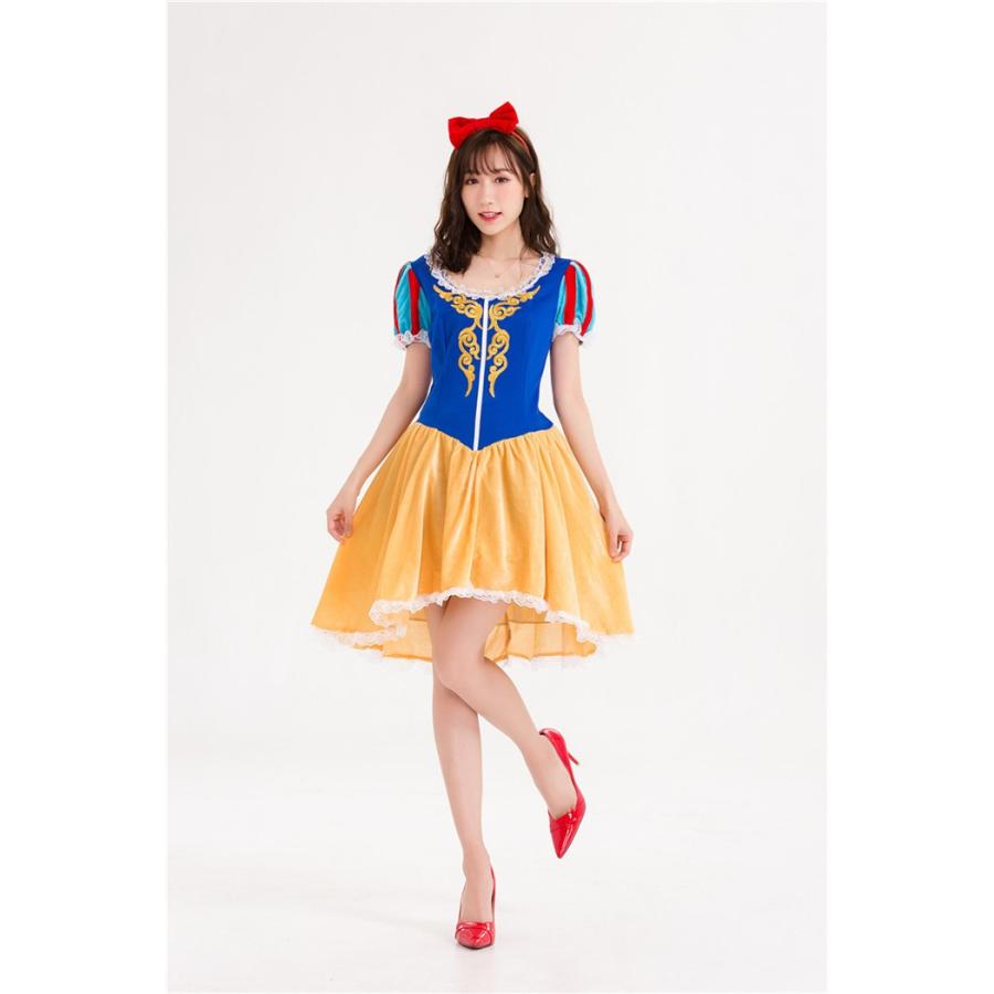 ロング丈 白雪姫 コスプレ衣装 ハロウィン プリンセス ディズニー S Loveliness 通販 Yahoo ショッピング