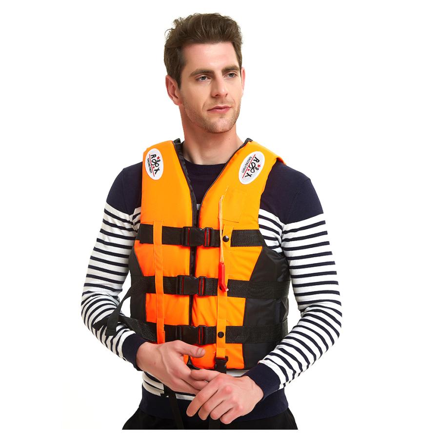 開店記念セール フローティングベスト 大きいサイズ キッズ 大人 ライフジャケット ラフティング フィッシングベスト 救命胴衣 海水浴 笛付き Materialworldblog Com