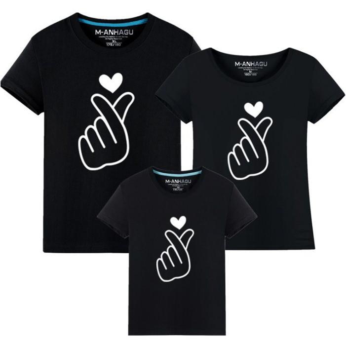 子供服 親子服 かわいい ハートの形 半袖tシャツ家族ｔシャツ 半袖ヘッドｔシャツ 家族お揃い カップル 親子お揃い 親子ペアルック S68qqz Loveliness 通販 Yahoo ショッピング