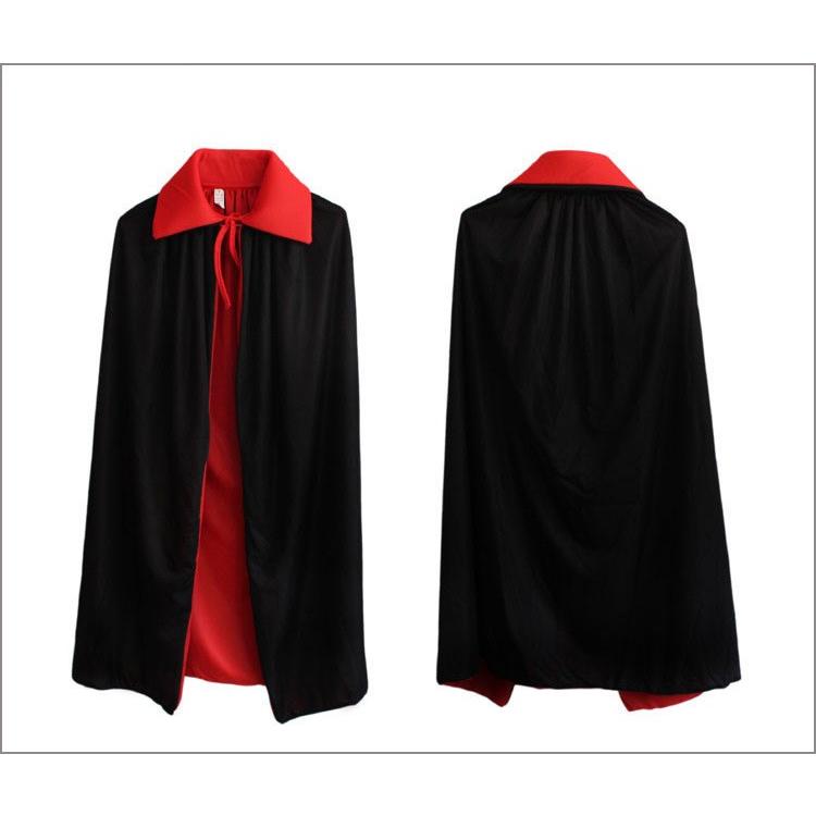 吸血鬼ハロウィン 衣装 大人 子供 コスプレ 仮装 変装 ドラキュラ マント フードなし 赤黒 リバーシブル 魔女バンパイア S68ws Loveliness 通販 Yahoo ショッピング