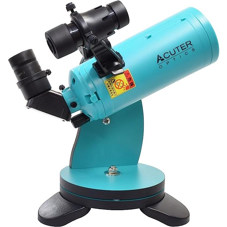 ポータブル天体望遠鏡キット MAKSY GO 60 ターコイズ 夜空 観測 火星 