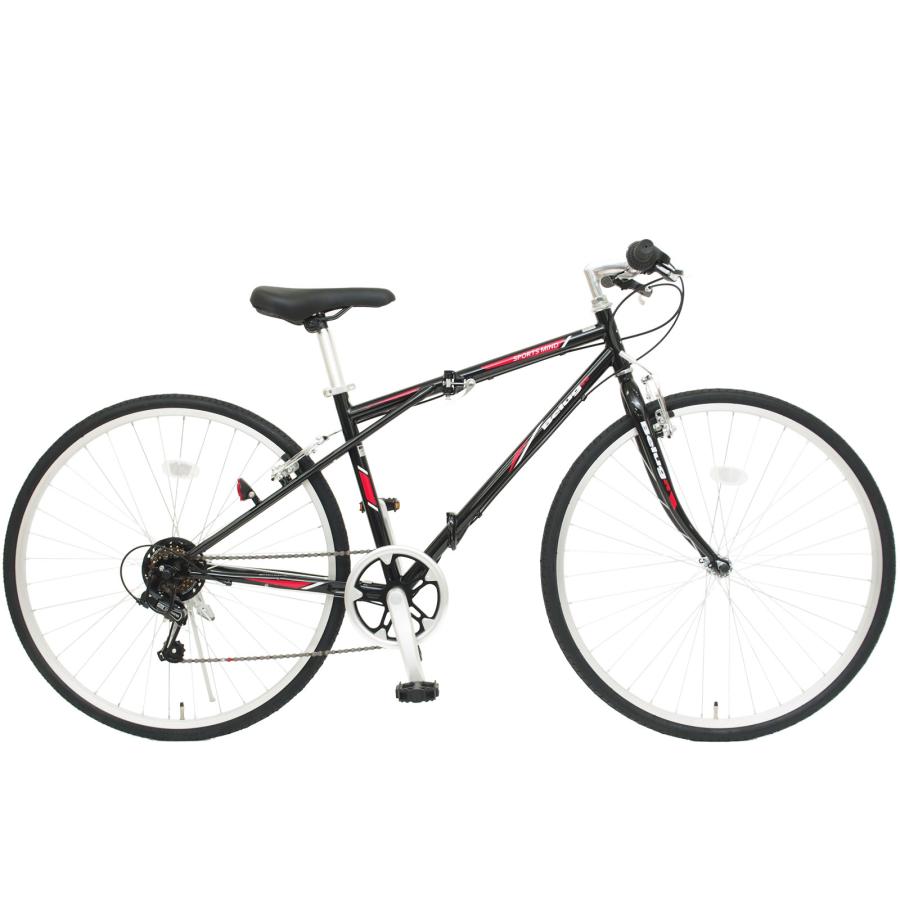 700×28C クロスバイク 折りたたみ自転車 ベルーガ シマノ6段変速  