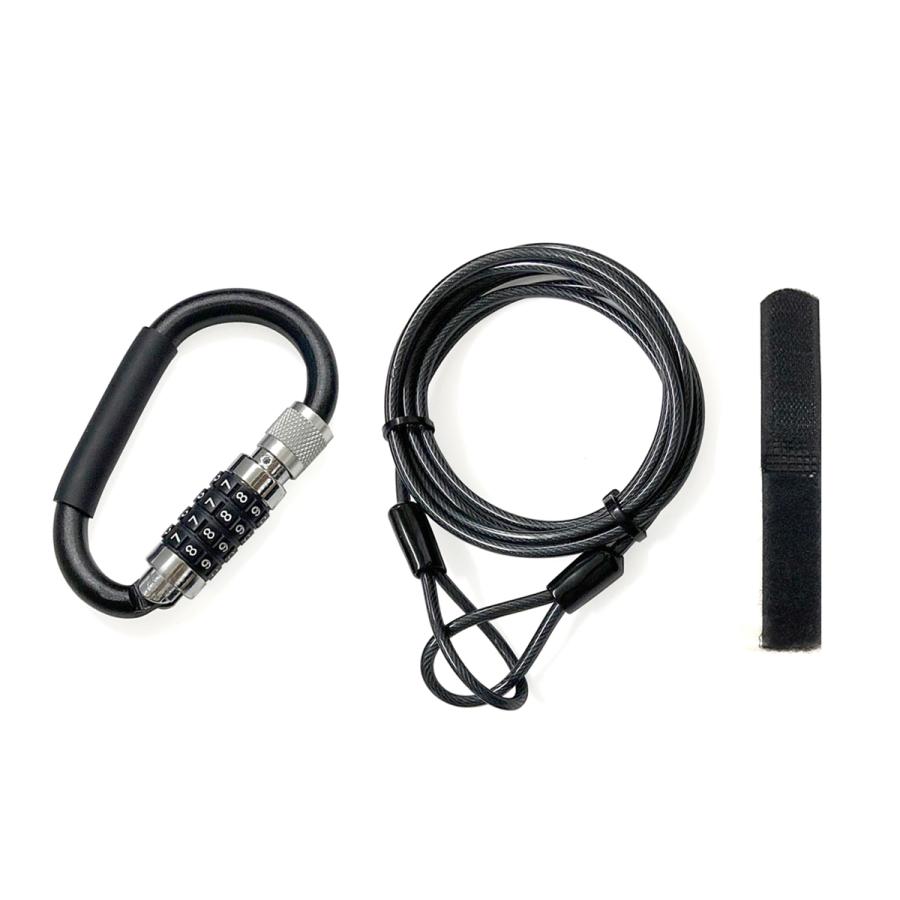 TOP 自転車 ロック カギ ロードバイク クロスバイク ミニベロ カラビナ