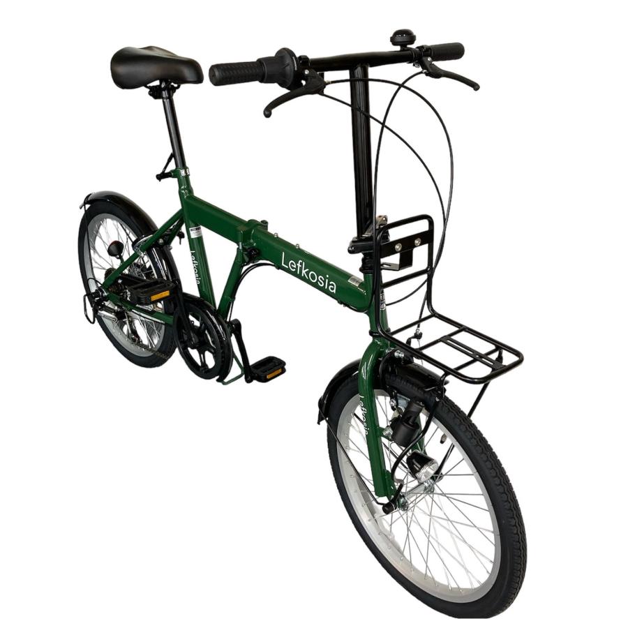 完成品　折りたたみ　自転車　20インチ　6段変速　ライトブルー　未使用に近い 折りたたみ自転車 20インチ シマノ6段変速ギア 折畳み 自転車 折り畳み