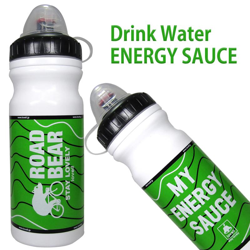 自転車 ドリンクウォーター エナジーソースボトル 青 赤 緑 クロス