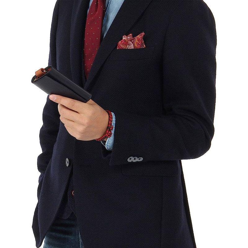 【新品未使用】　Whitehouse Cox キーケース ネイビー/レッド Whitehouse Cox ホワイトハウスコックス S9692 キーケース