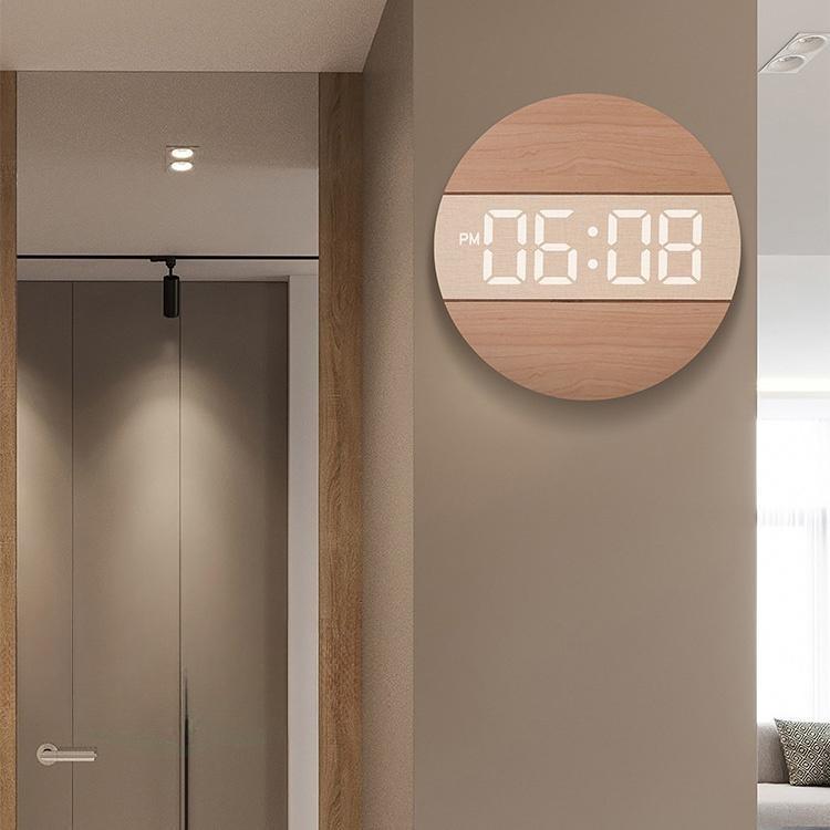 掛け時計 壁掛け時計 デジタル時計 LED 大型 壁掛け 大数字 発光