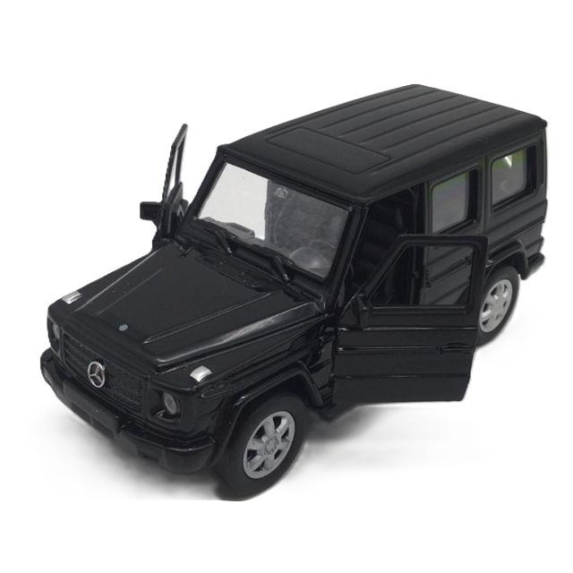 ミニカー 1/36 メルセデスベンツ Gクラス 黒 ダイキャスト プルバック