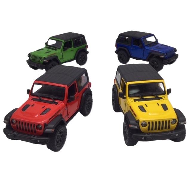 KinSMART ミニカー 1台売り 1/34 ジープ ラングラー ルビコン ハード