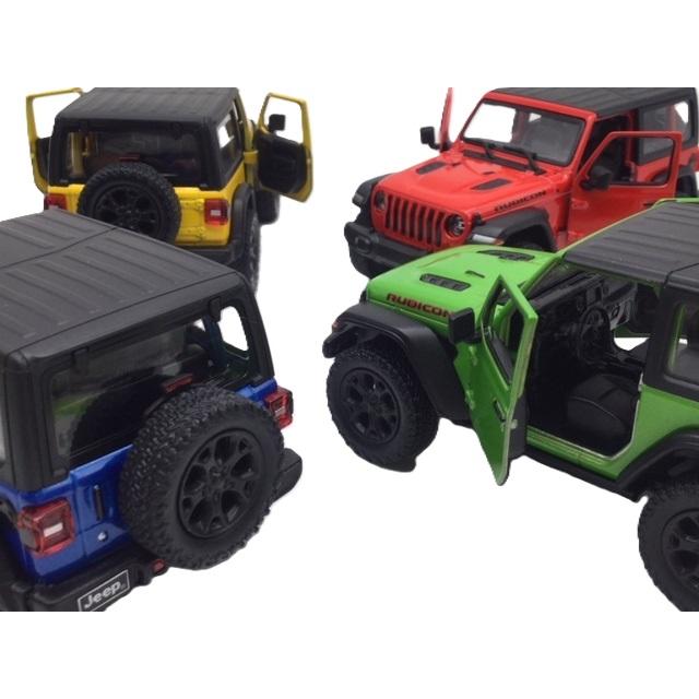 KinSMART ミニカー 1台売り 1/34 ジープ ラングラー ルビコン ハード