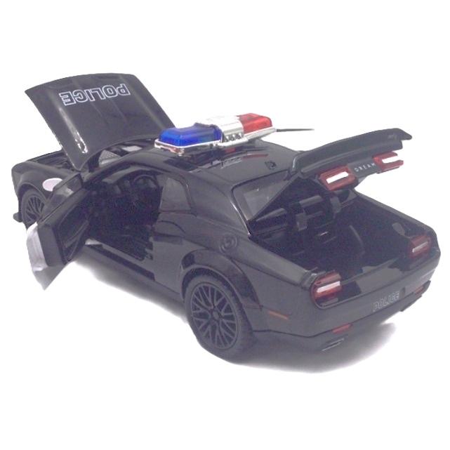 ミニカー 1/32 ダッジ チャレンジャー SRT ヘルキャット パトカー仕様