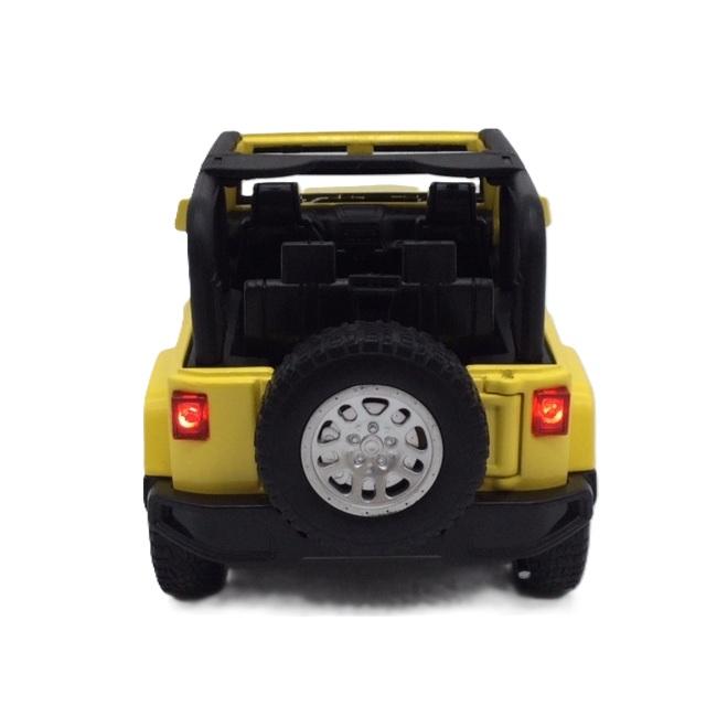 Jeep（ジープ） 1/32 ラングラー ルビコン オープントップ 黄色 JK型