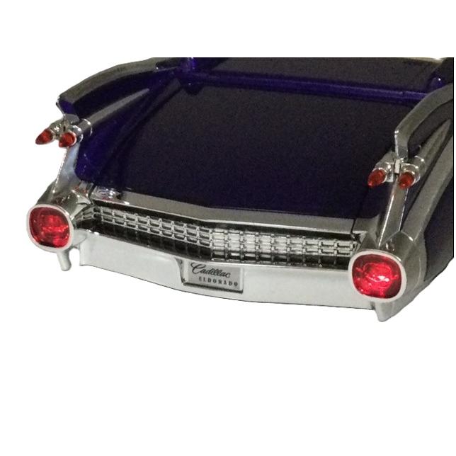 ミニカー ファイヤーパターン パープル 1/24 キャデラック 1959