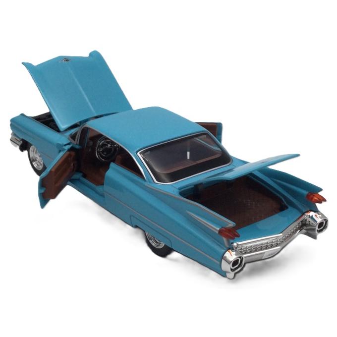 ミニカー ライトブルー 1/32 1959 キャデラック クーペ デビル ヘッド