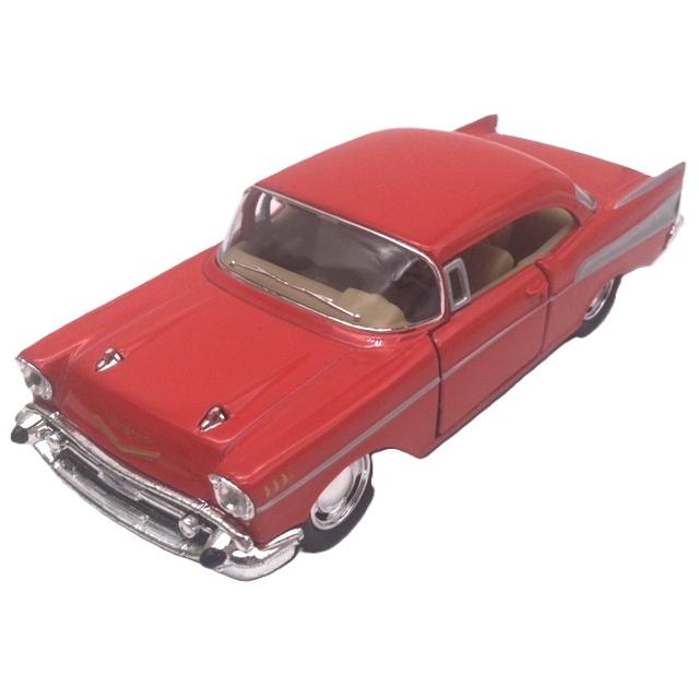 昭和レトロ！ ミニチュア　クラシックカー風ミニカー4台セット KinSMART ミニカー 1/40 1957 シボレー ベルエア お得な4色