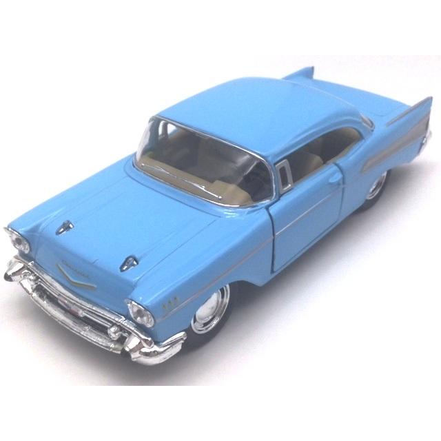 KinSMART 1台売り 1/40 1957 シボレー ベルエア ミニカー 第一