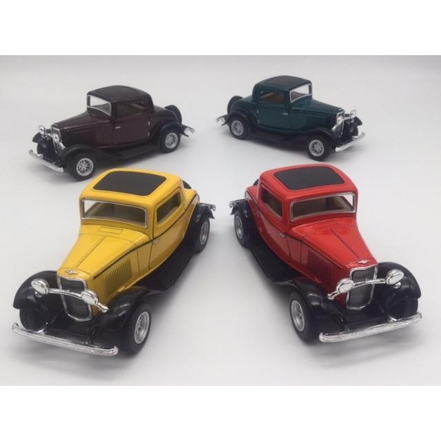 お得な4色コンプリートセット 1/34 1932 フォード スリーウィンドウ