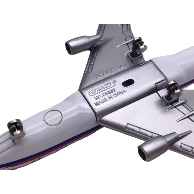 WELLY ボーイング747 ジャンボジェット ダイキャストメタル製 模型
